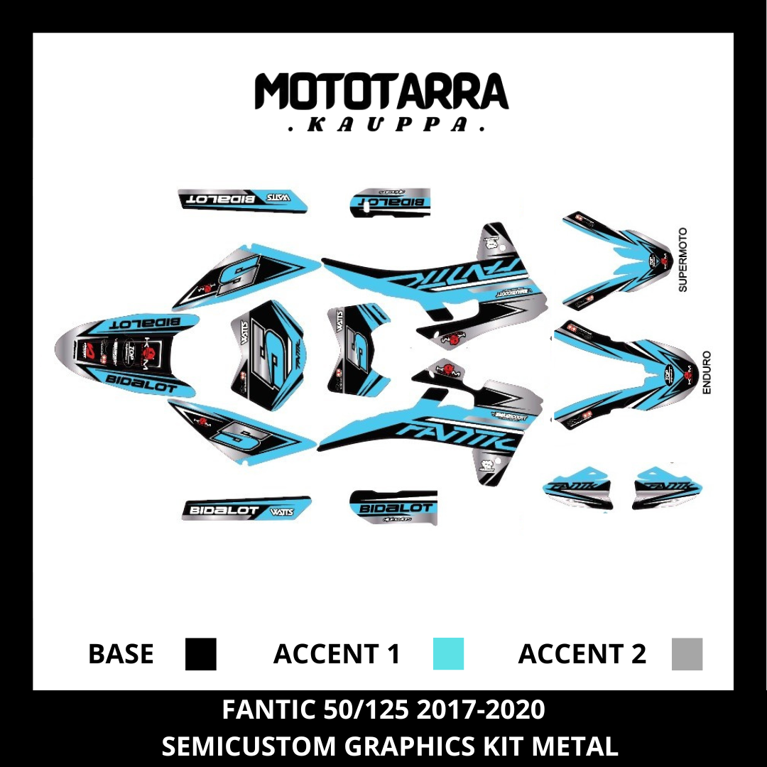 Fantic 50/125 2017-2020 METAL Tarrasarja