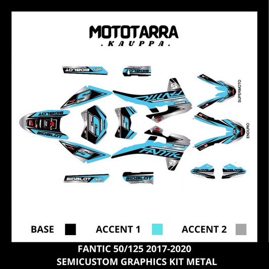 Fantic 50/125 2017-2020 METAL Tarrasarja