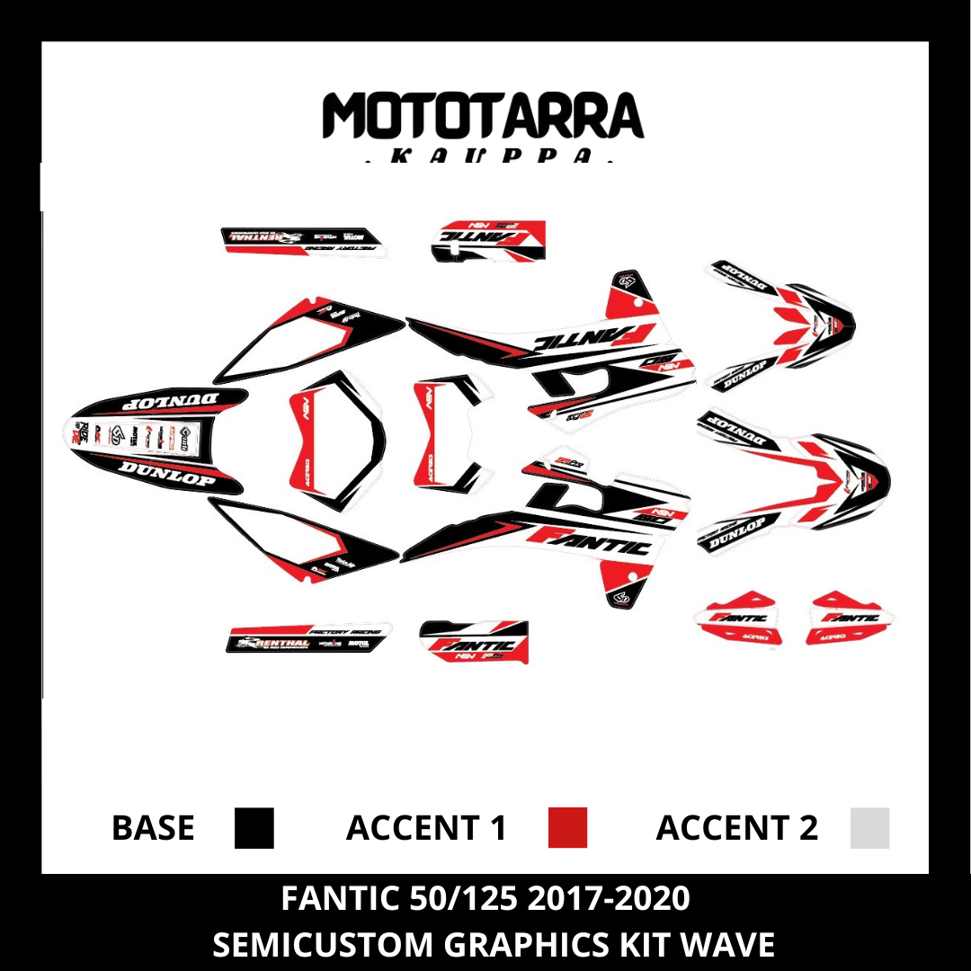 Fantic 50/125 2017-2020 WAVE Tarrasarja