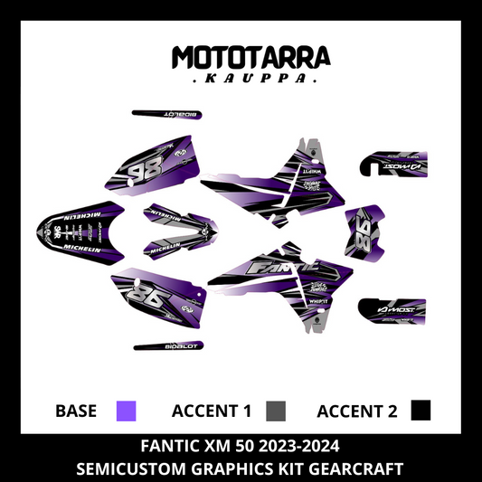 Fantic XM 50cc 2023-2024 GEARCRAFT Tarrasarja