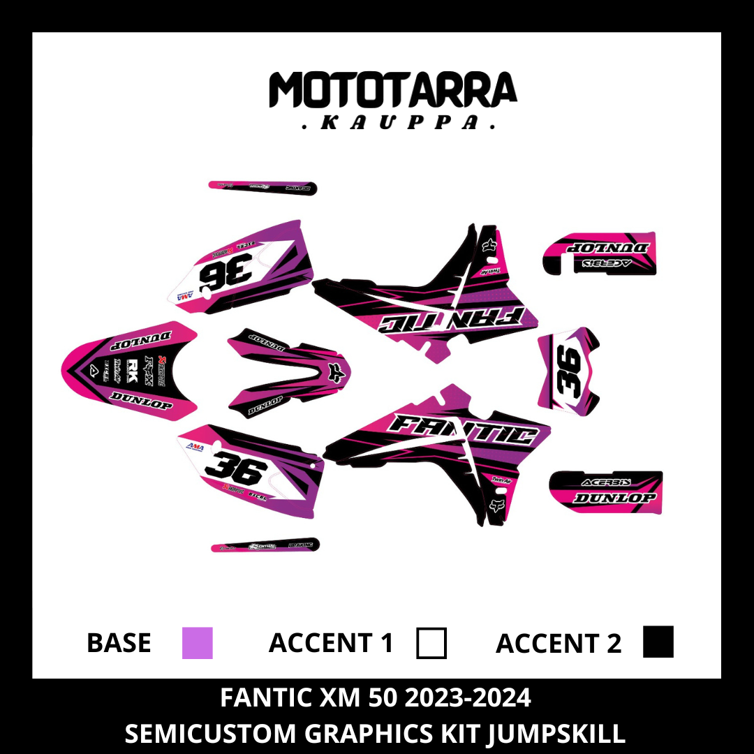 Fantic XM 50cc 2023-2024 JUMPSKILL Tarrasarja