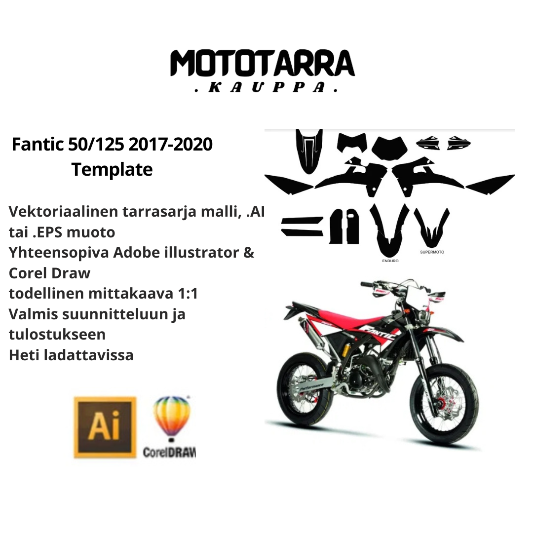 Fantic 50/125 2017-2020 File / Template