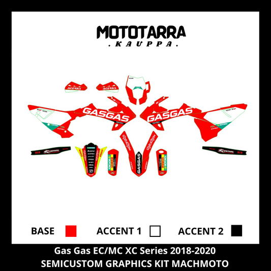 Gas Gas EC/MC XC Series 2018-2020 MACHMOTO Tarrasarja