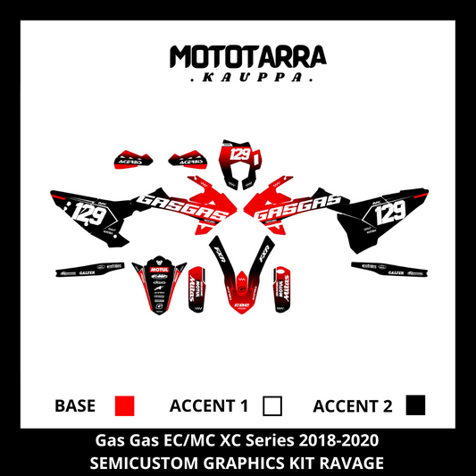 Gas Gas EC/MC XC Series 2018-2020 RAVAGE Tarrasarja