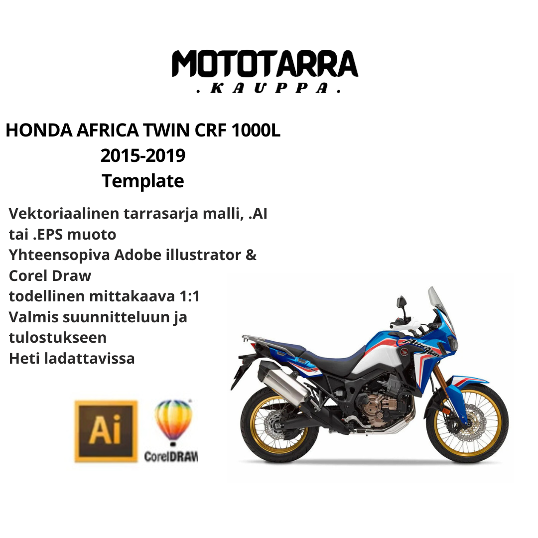 HONDA AFRICA TWIN CRF 1000L 2015-2019 Template