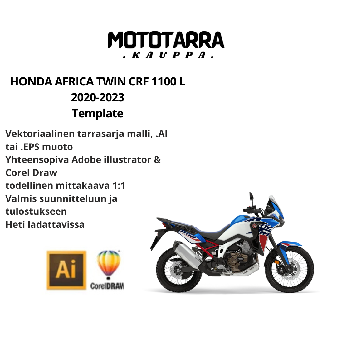 HONDA AFRICA TWIN CRF 1100 L 2020-2023 Template