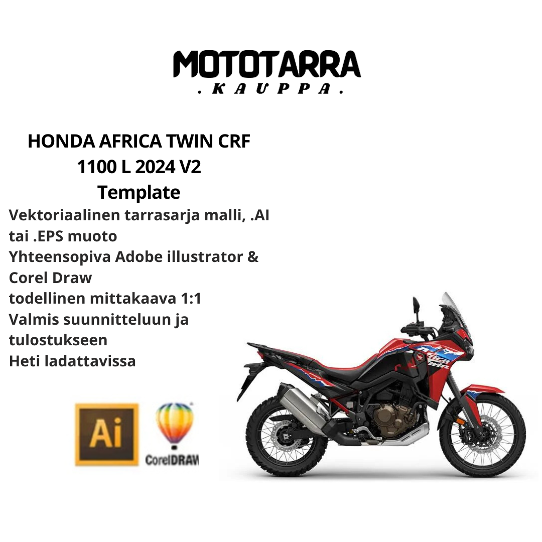 HONDA AFRICA TWIN CRF 1100 L 2024 V2 Template