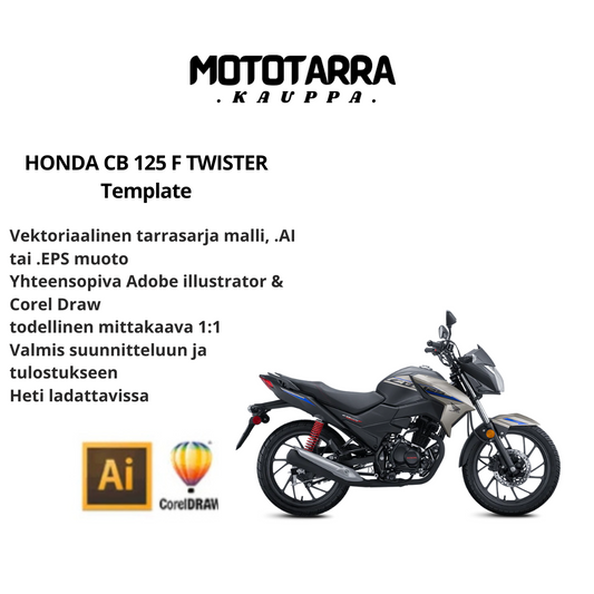 HONDA CB 125 F TWISTER Template