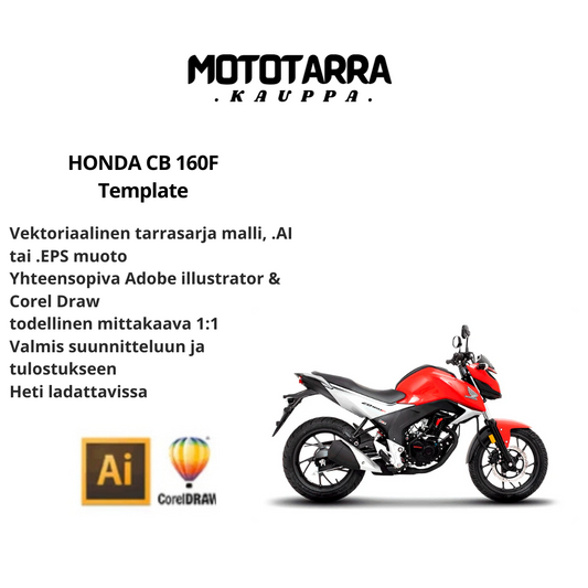 HONDA CB 160F Template