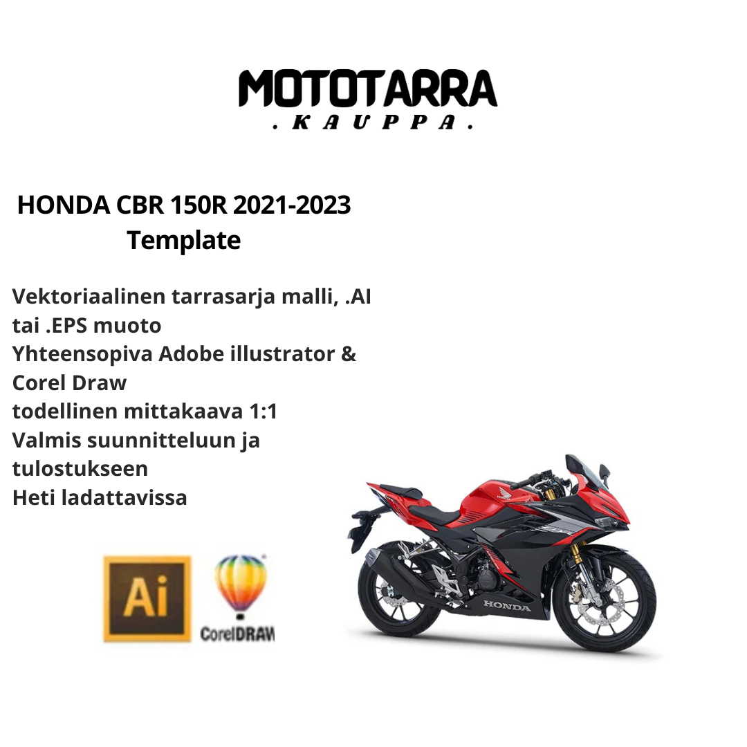 HONDA CBR 150R 2021-2023 Template