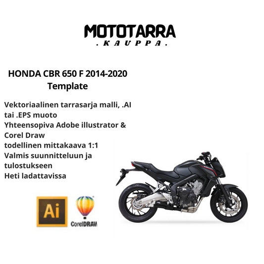 HONDA CBR 650 F 2014-2020 Template