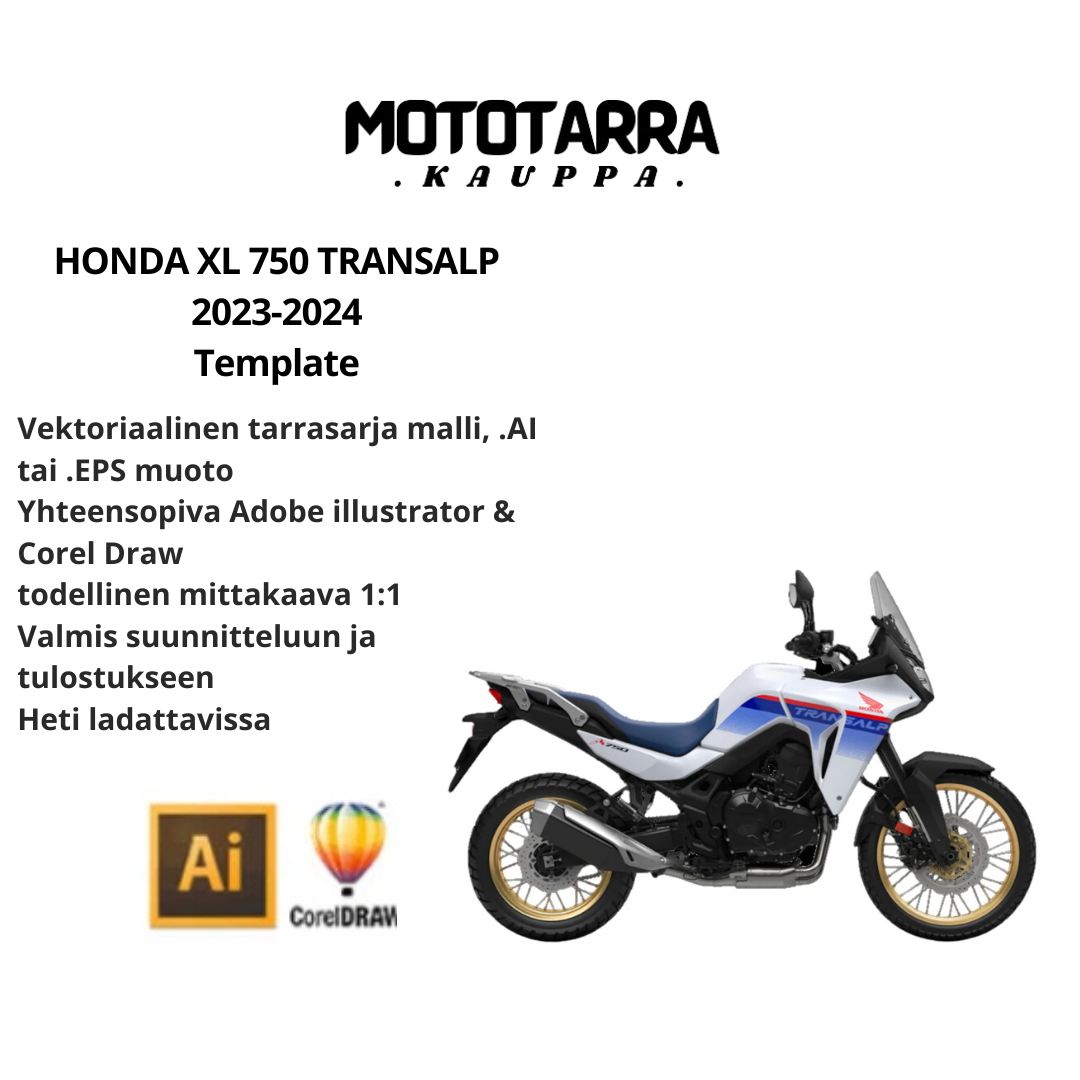 HONDA XL 750 TRANSALP 2023-2024 Template