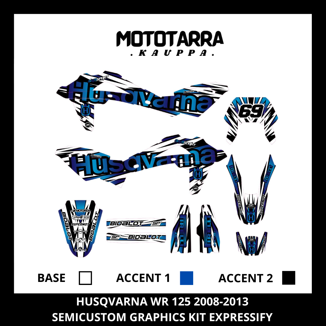 Husqvarna WR 125 2008-2013 EXPRESSIFY Tarrasarja