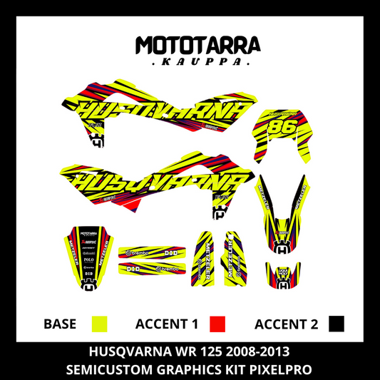 Husqvarna WR 125 2008-2013 PIXELPRO Tarrasarja