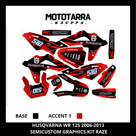 Husqvarna WR 125 2008-2013 RAZE tarrasarja