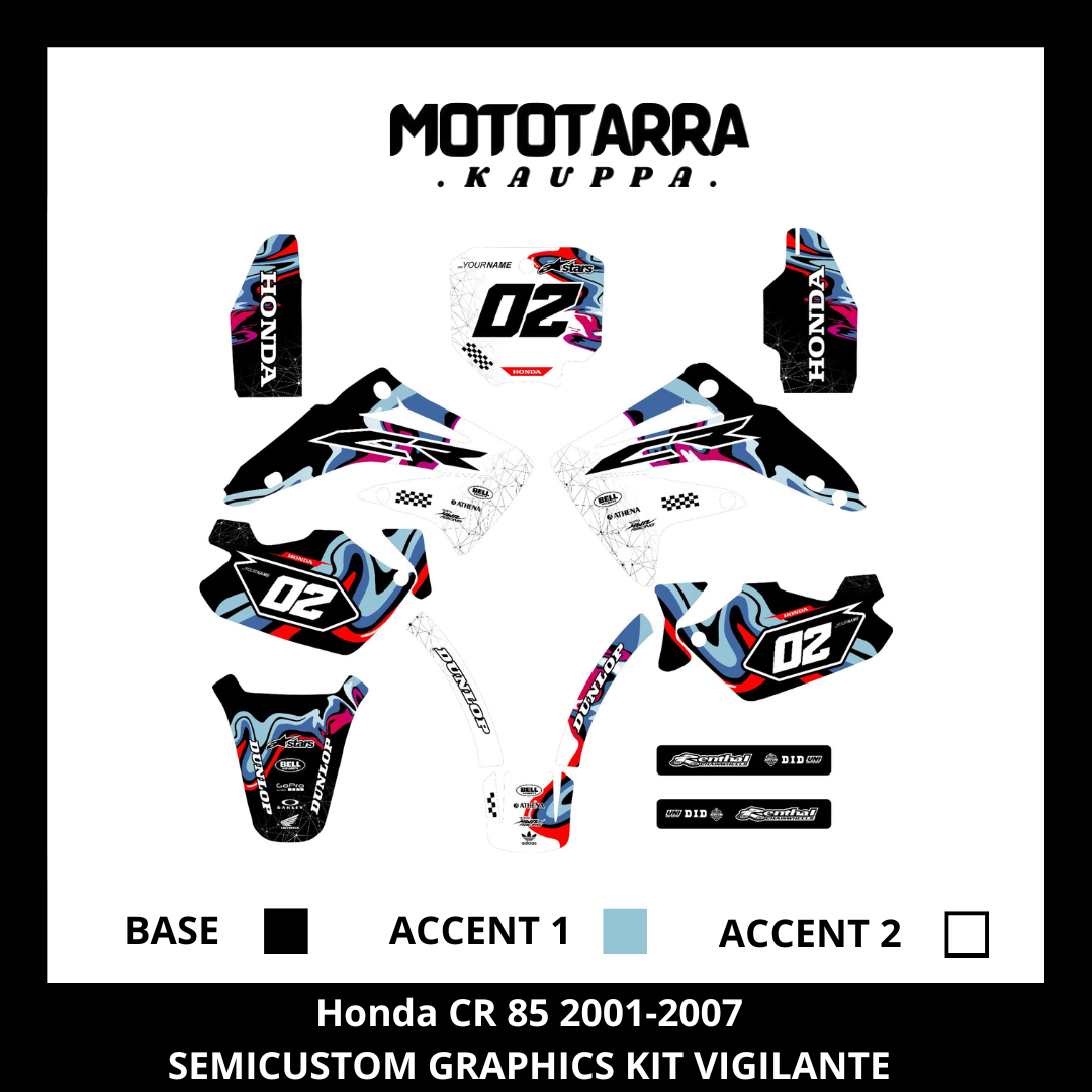 Honda CR 85 2001-2007 VIGILANTE Tarrasarja