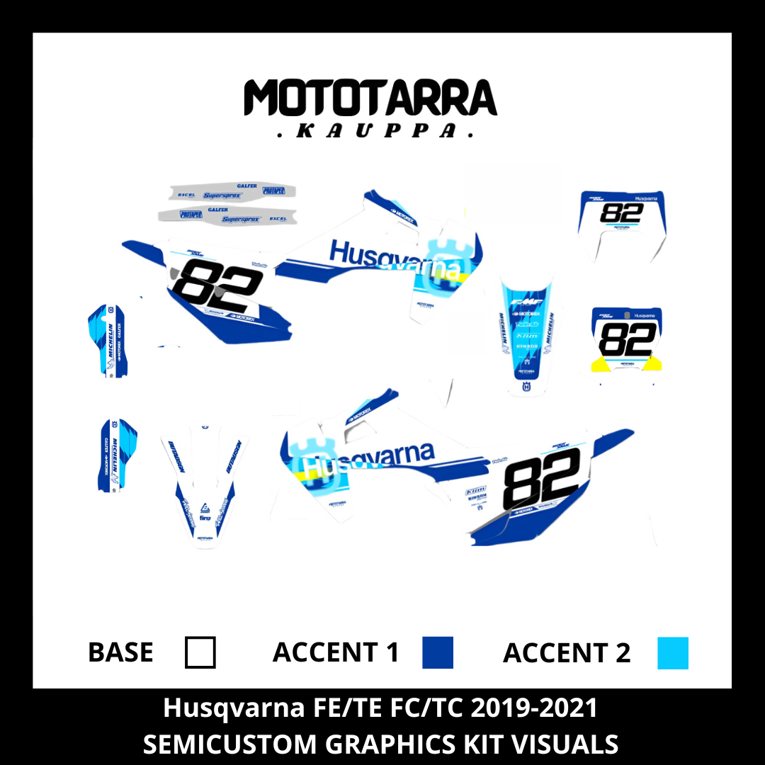 Husqvarna FE/TE FC/TC 2019-2021 VISUALS Tarrasarja