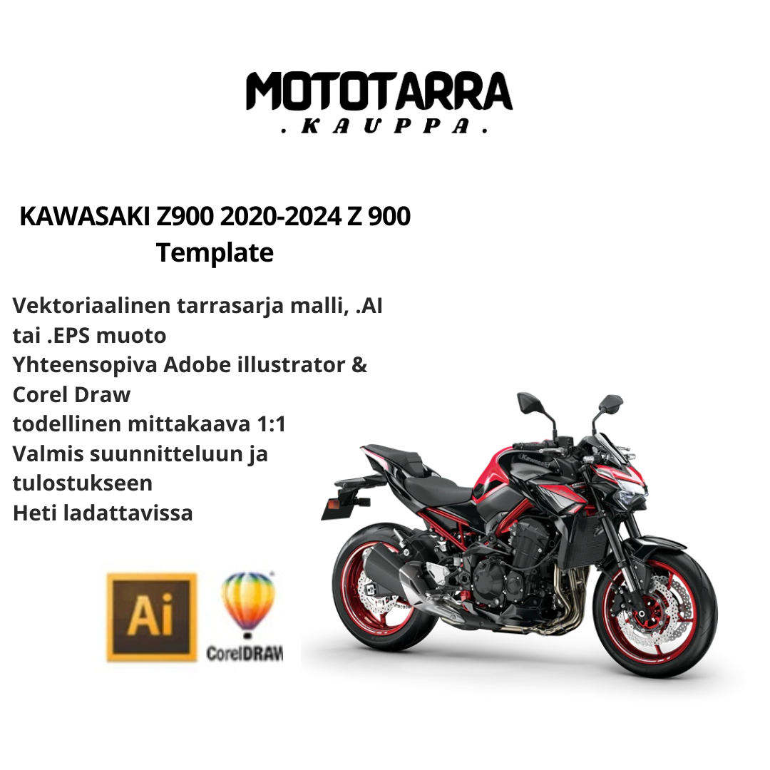 KAWASAKI Z900 2020-2024 Z 900 Template