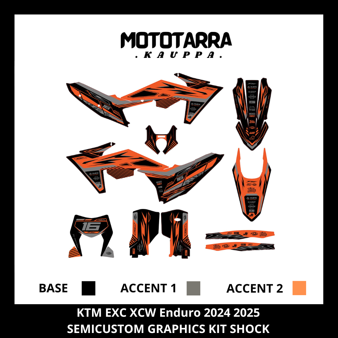 KTM EXC XCW 2024 2025 SHOCK Tarrasarja