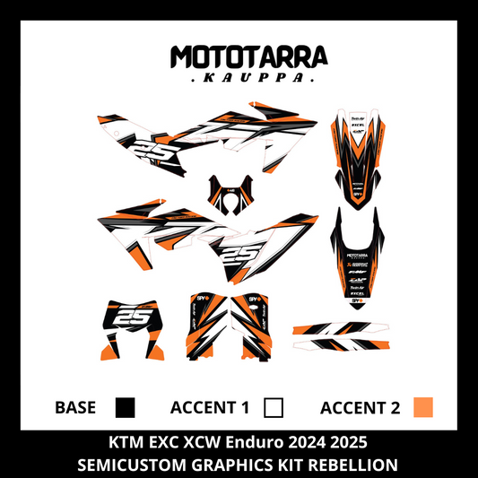 KTM EXC XCW 2024 2025 REBELLION Tarrasarja