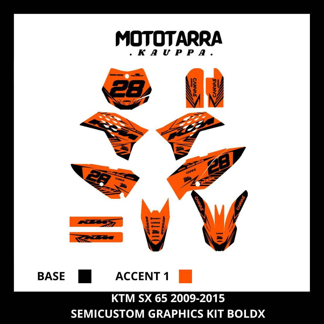 KTM SX 65 2009-2015 BOLDX Tarrasarja