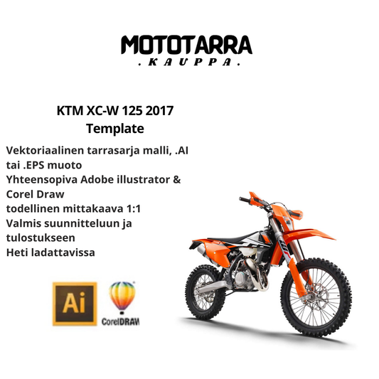 KTM XC-W 125 2017 Template