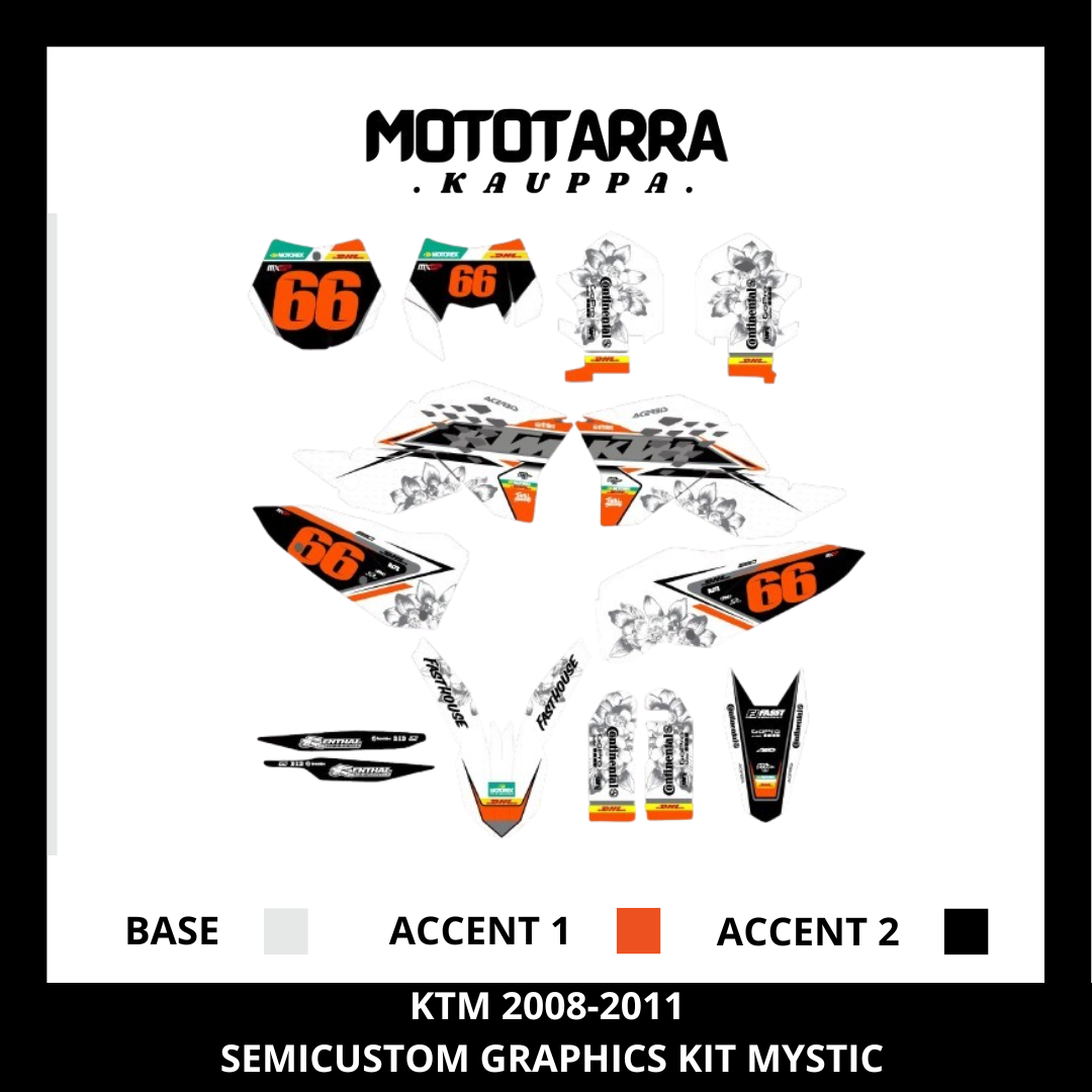 KTM EXC / EXC-F / SX / SX-F 2008-2011 MYSTIC Tarrasarja
