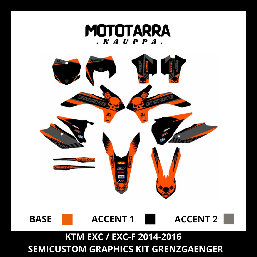 KTM EXC / EXC-F 2014-2016 GRENZGAENGER Tarrasarja