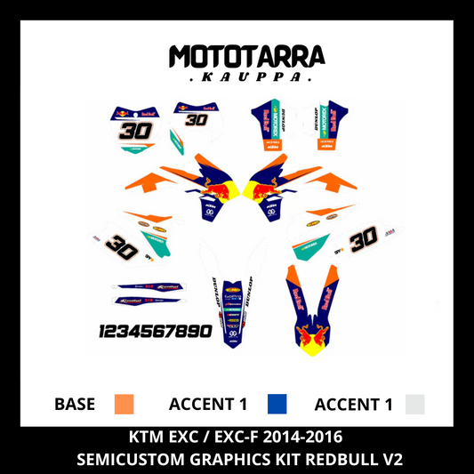 KTM EXC / EXC-F 2014-2016 REDBULL V2 Tarrasarja