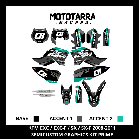 KTM EXC / EXC-F / SX / SX-F 2008-2011 PRIME Tarrasarja