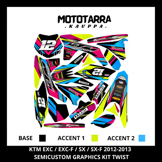 KTM EXC / EXC-F / SX / SX-F 2012-2013 TWIST Tarrasarja