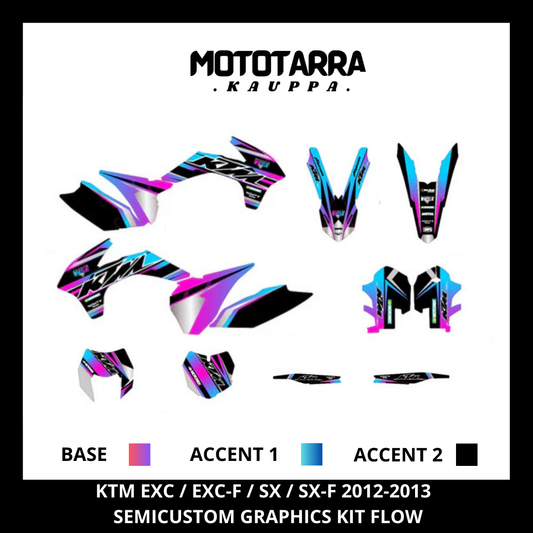 KTM EXC / EXC-F / SX / SX-F 2012-2013 FLOW Tarrasarja