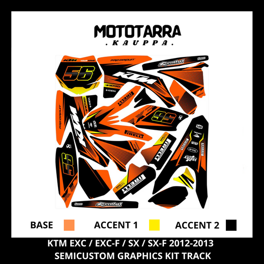 KTM EXC / EXC-F / SX / SX-F 2012-2013 TRACK Tarrasarja