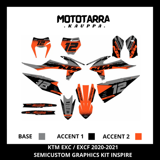 KTM EXC / EXCF 2020-2021 INSPIRE Tarrasarja