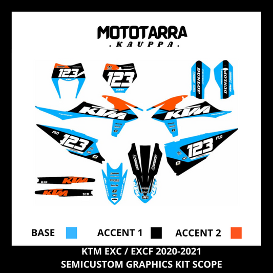 KTM EXC / EXCF 2020-2021 SCOPE Tarrasarja