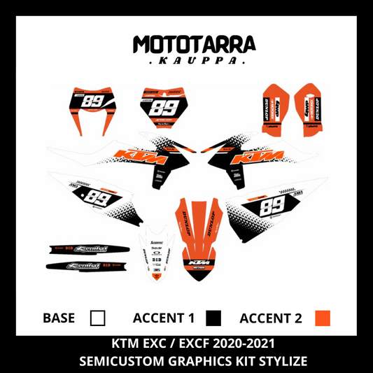 KTM EXC / EXCF 2020-2021 STYLIZE Tarrasarja