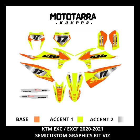 KTM EXC / EXCF 2020-2021 VIZ Tarrasarja