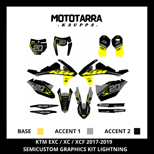 KTM EXC / XC / XCF 2017-2019 LIGHTNING Tarrasarja