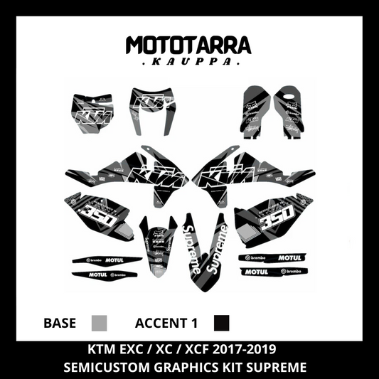 KTM EXC / XC / XCF 2017-2019 SUPREME Tarrasarja