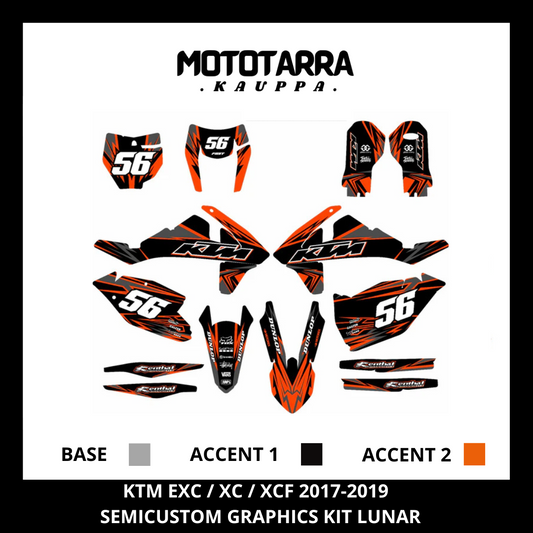 KTM EXC / XC / XCF 2017-2019 LUNAR Tarrasarja