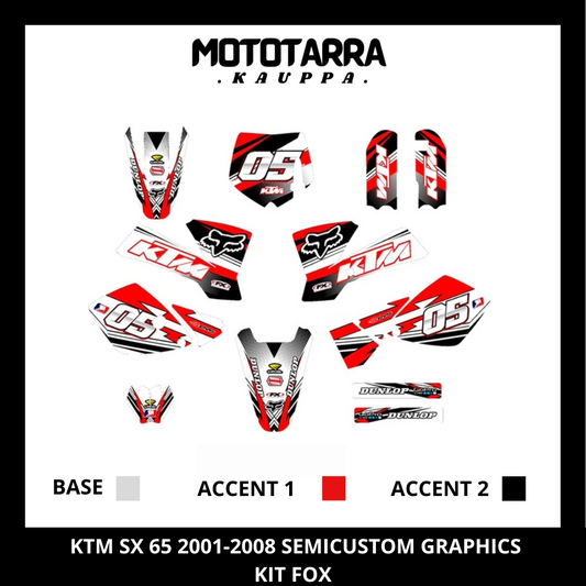 KTM SX 65 2001-2008 Graphic kit