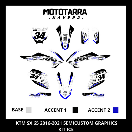 KTM SX 65 2016-2021 Klistremerkesett