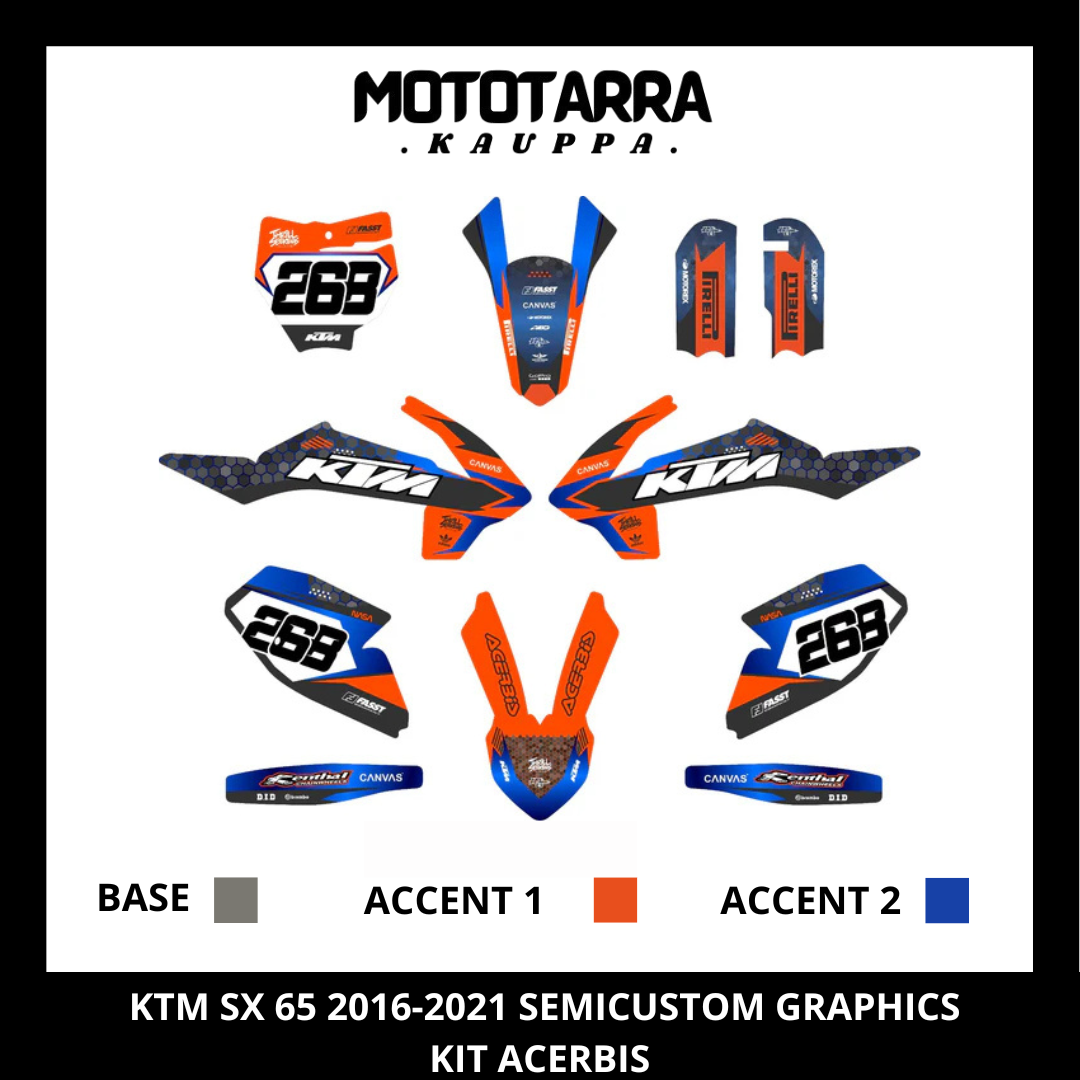 KTM SX 65 2016-2021 Graphic kit