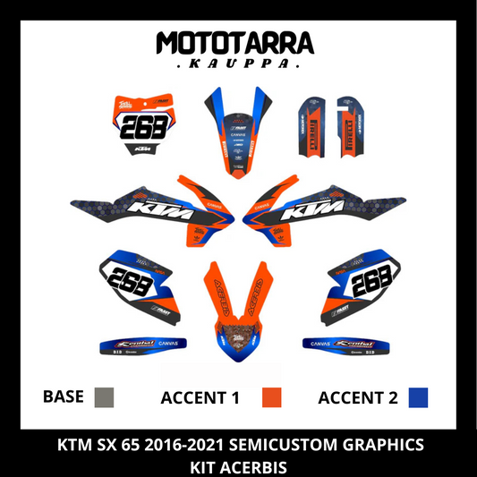 KTM SX 65 2016–2021 Dekor