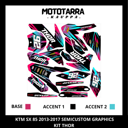 KTM SX 85 2013-2017 Klistremerkesett