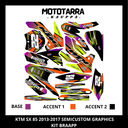 KTM SX 85 2013-2017 Klistremerkesett