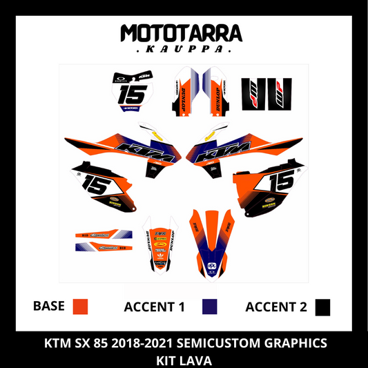 KTM SX 85 2018-2021 Klistremerkesett