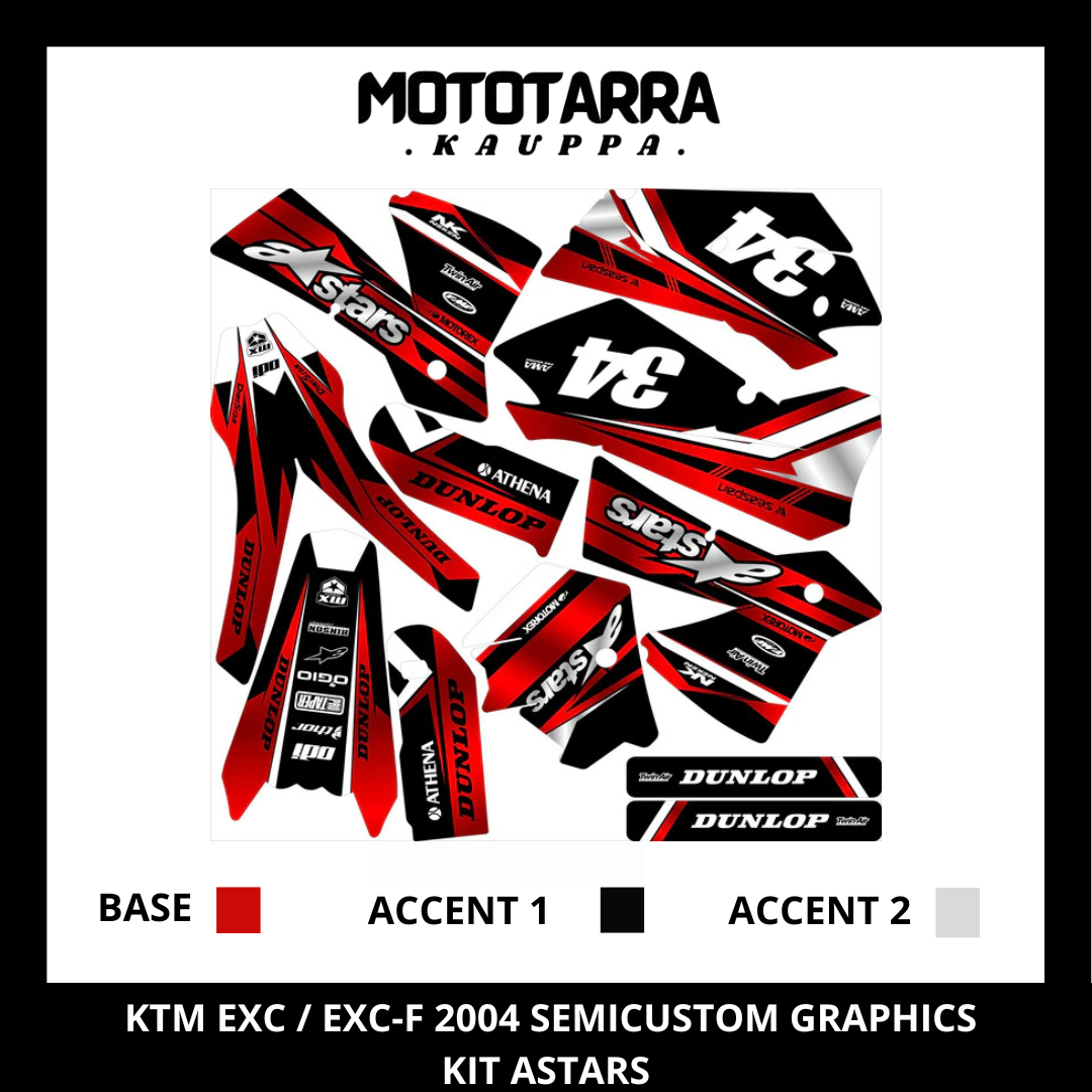 KTM EXC / EXC-F 2004 Tarrasarja