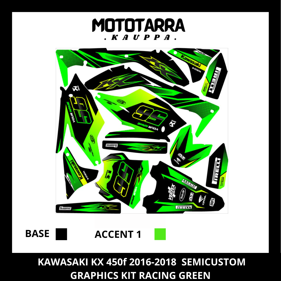 Kawasaki KX 450f 2016-2018 Dekalkit