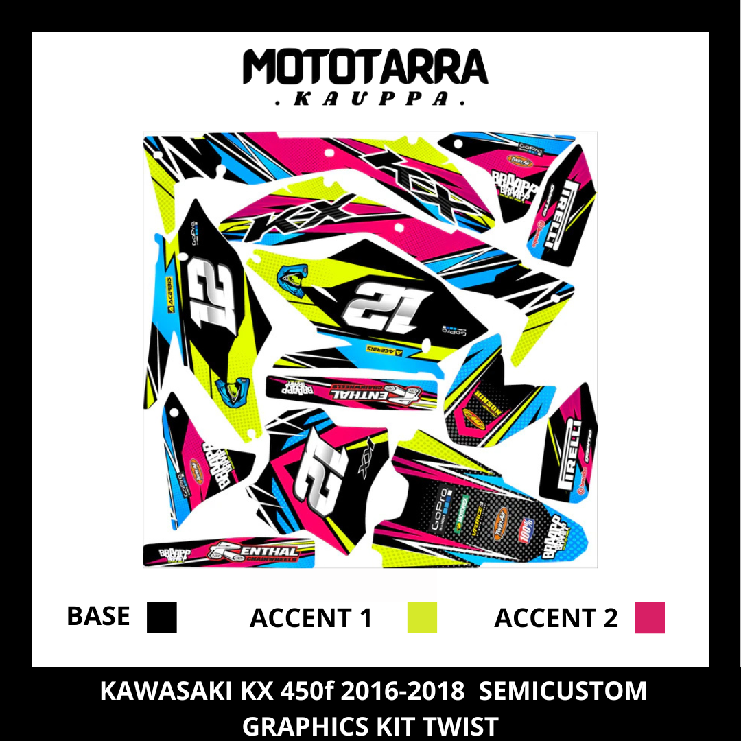 Kit Déco Kawasaki KX 450f 2016-2018 